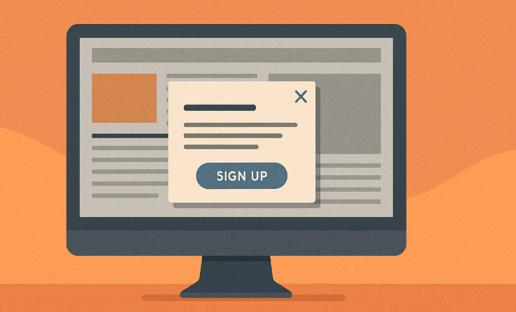 Come si chiama una schermata pubblicitaria online?